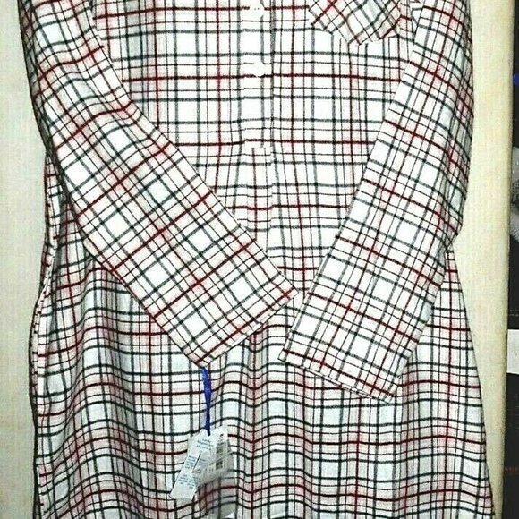 SLEEP SENSE LOUNGE/NIGHTGOWN PORTUGUESE FLANNEL - Picture 2 of 7